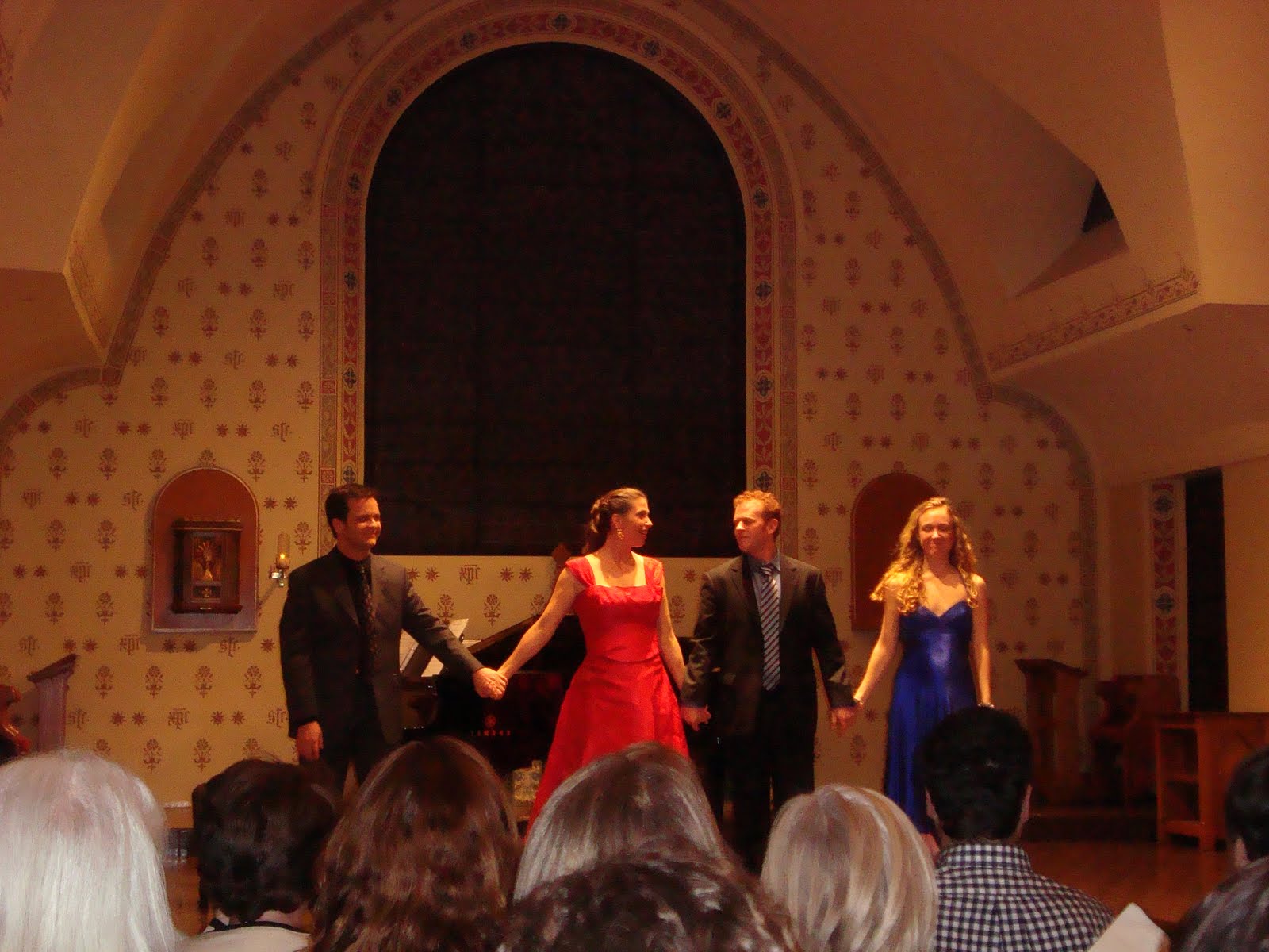 Recital with Ashley Bell, Brett Kroeger and Adam Unger at Christ & St. Stephen’s Episcopal Church in Manhattan, NY. October 2010.