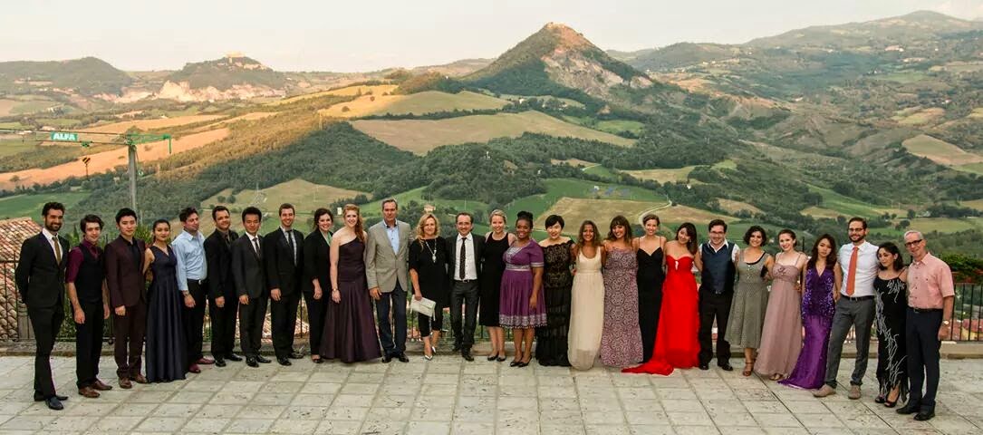 In the province of Rimini, Novafeltria - Italy, at Classic Lyric Arts Summer Program. August, 2014. With stage director David Ronis, italian coach Ubaldo Fabri, the one and only Glenn Morton among fantastic pianists and young singers.
