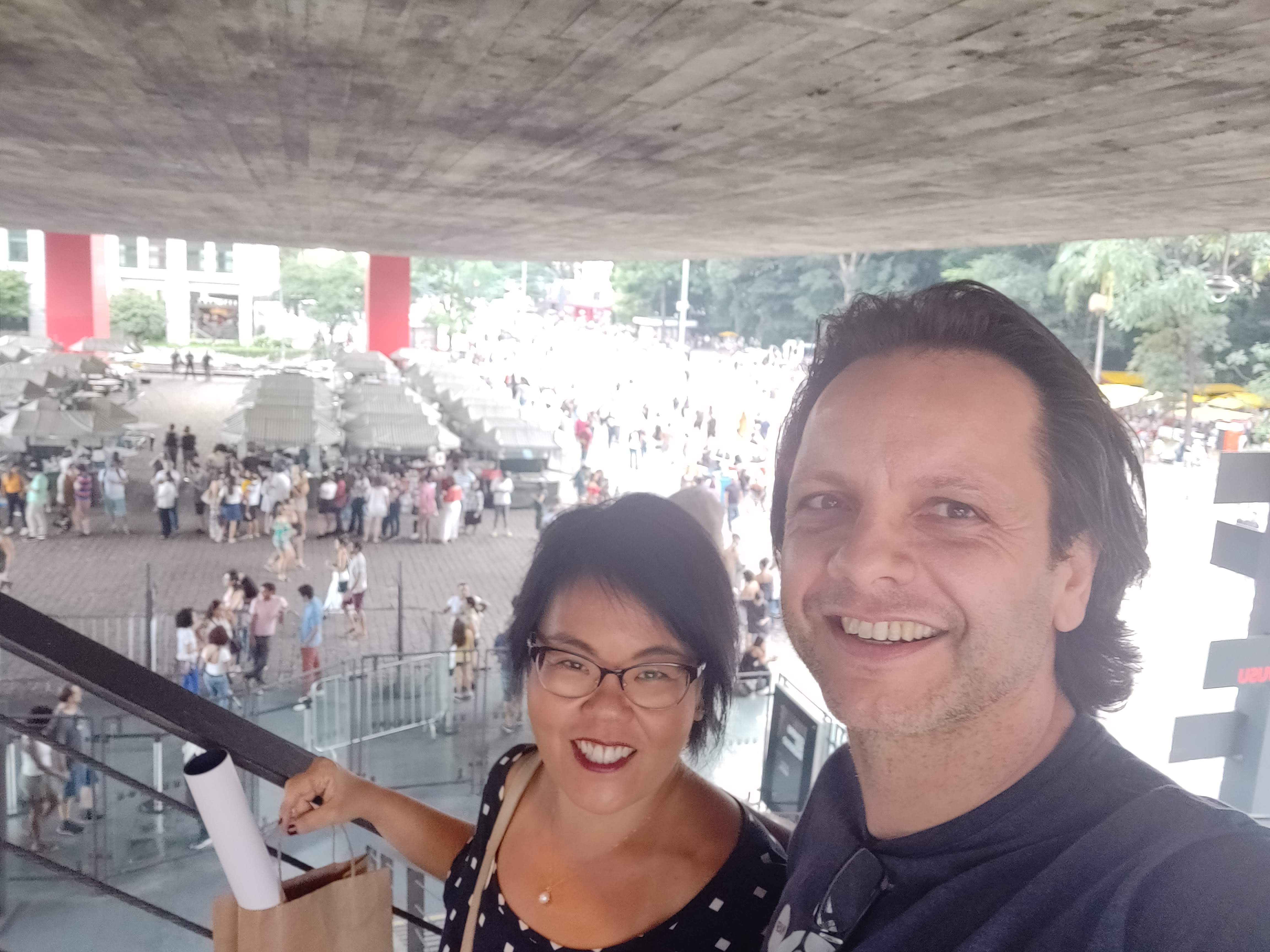 Visiting Tarsila do Amaral at MASP - Museum of Art Sao Paulo, with friend and pianist Luciana Noda. Sao Paulo - Brazil, May 2019.